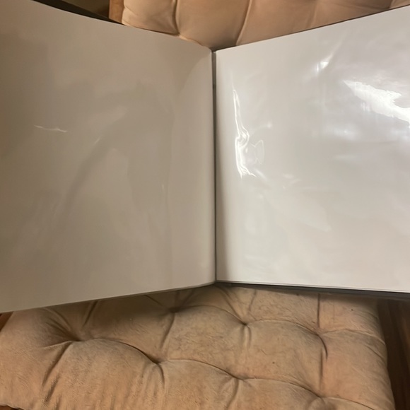 Never used, velvet, floral, middle square cutout display scrapbook. Very soft. - Picture 12 of 13